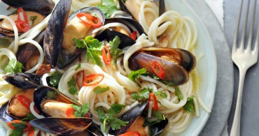 Recept Spaghetti Mediterrane met mosselen Grand'Italia